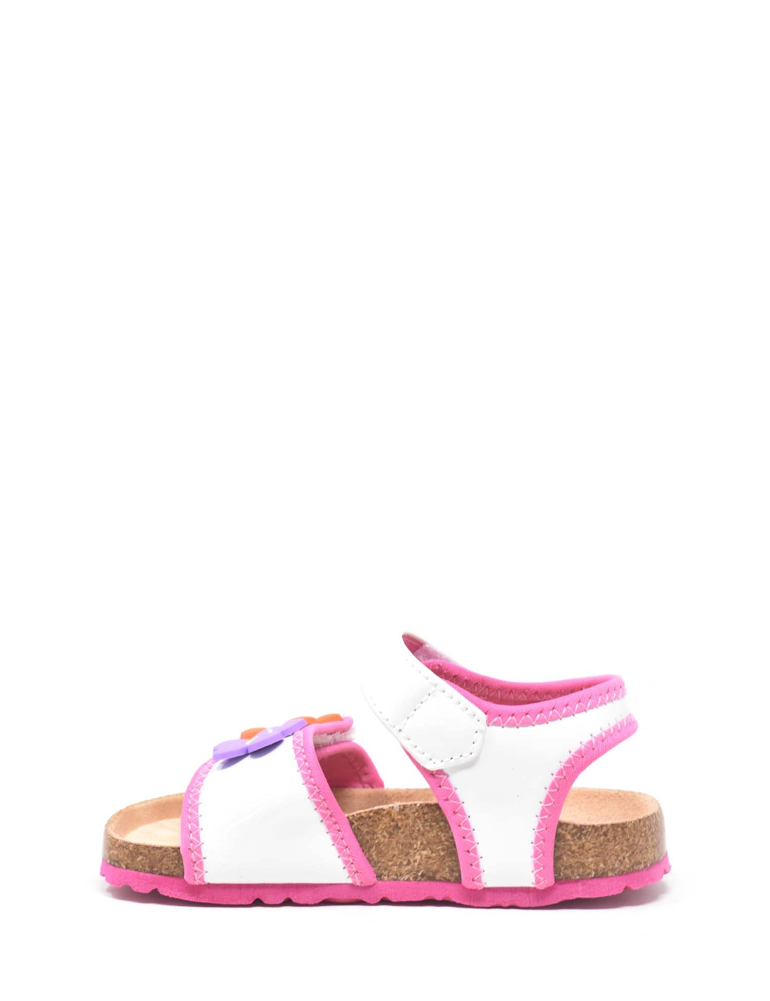 Sandali con strappi Bianco Rosa Balducci