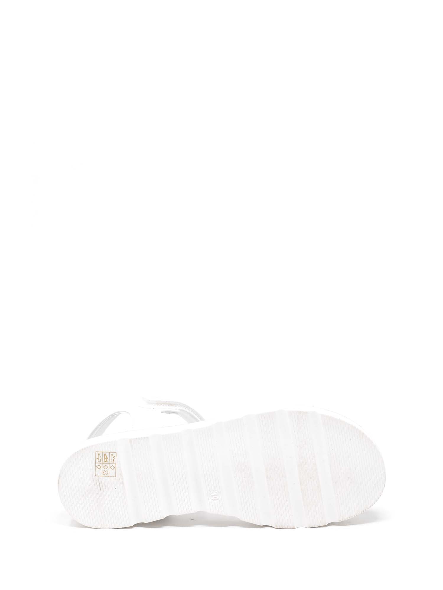 Sandali con strappi Bianco Laura Biagiotti