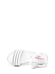 Sandali con strappi Bianco Laura Biagiotti