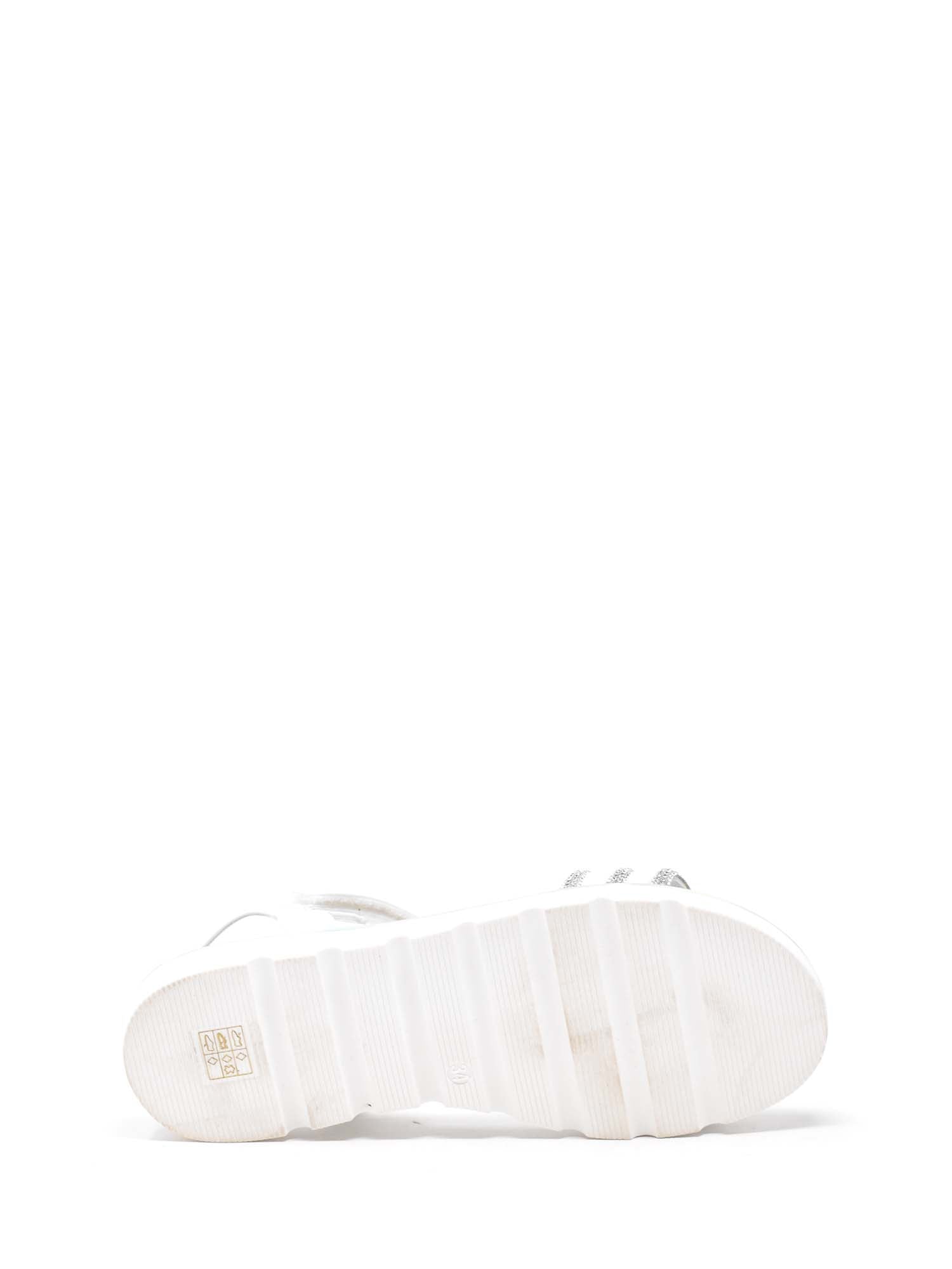 Sandali con strappi Bianco Laura Biagiotti