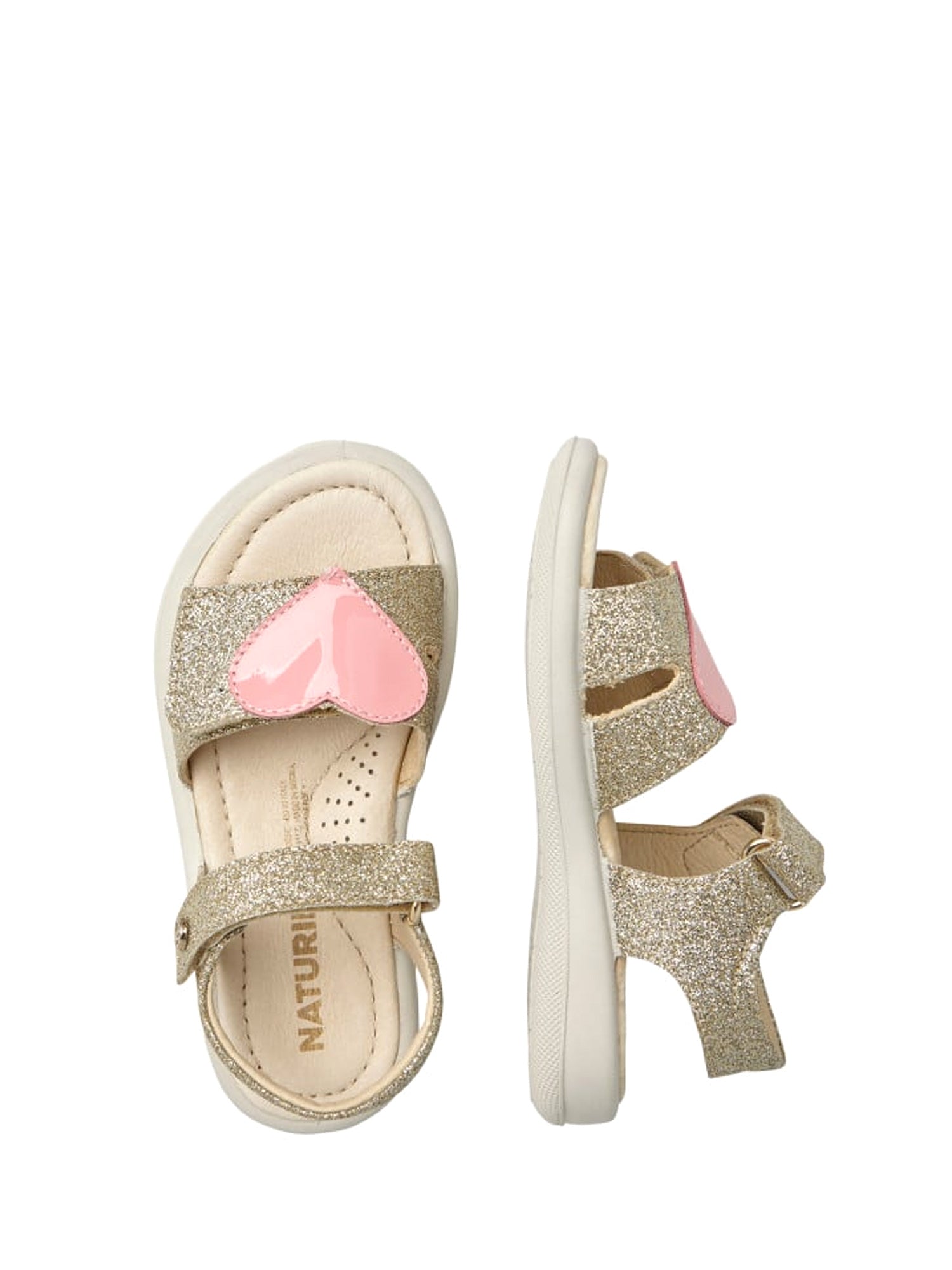 Scarpe con strappi Oro Naturino