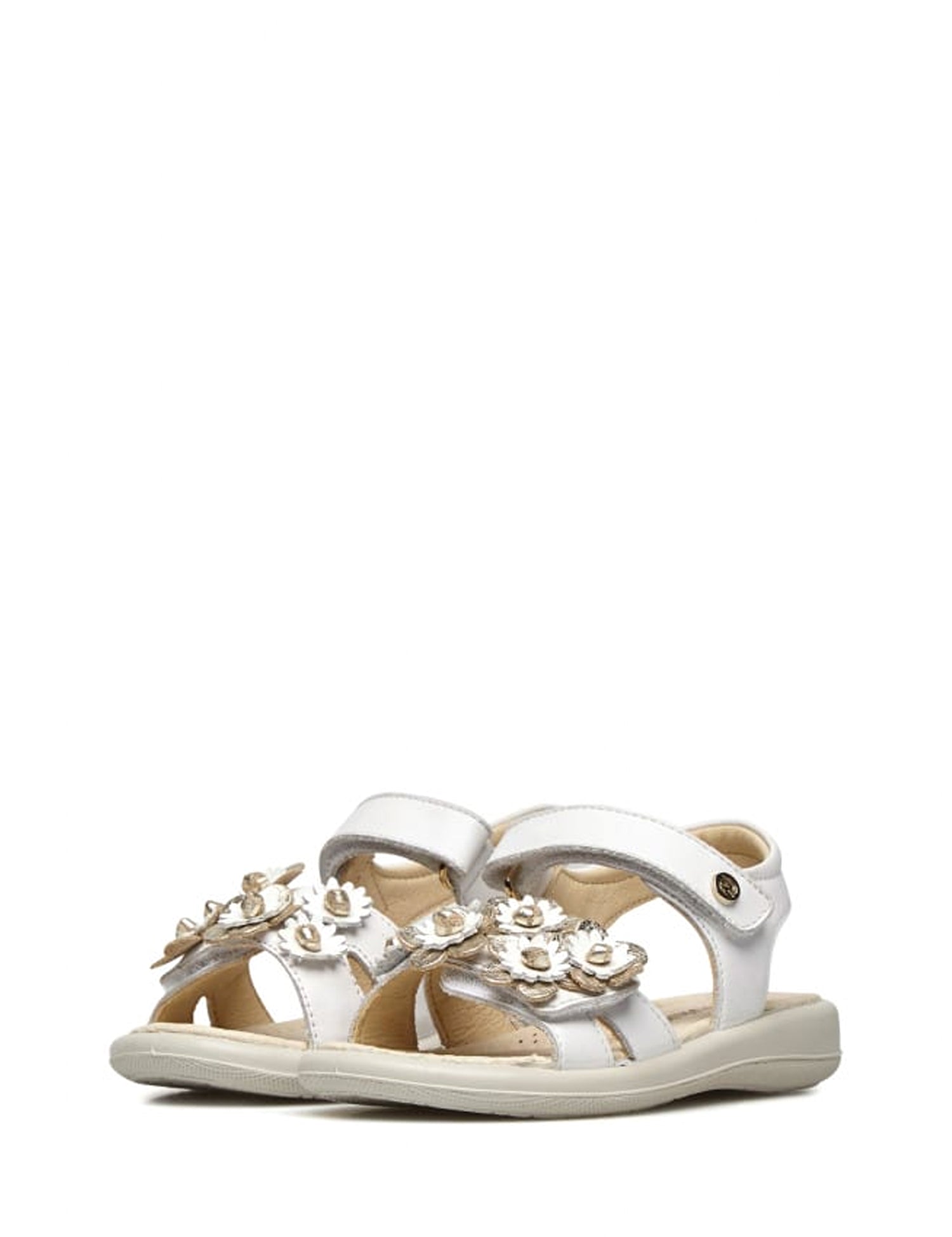 Sandali con strappi Bianco Naturino