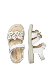 Sandali con strappi Bianco Naturino