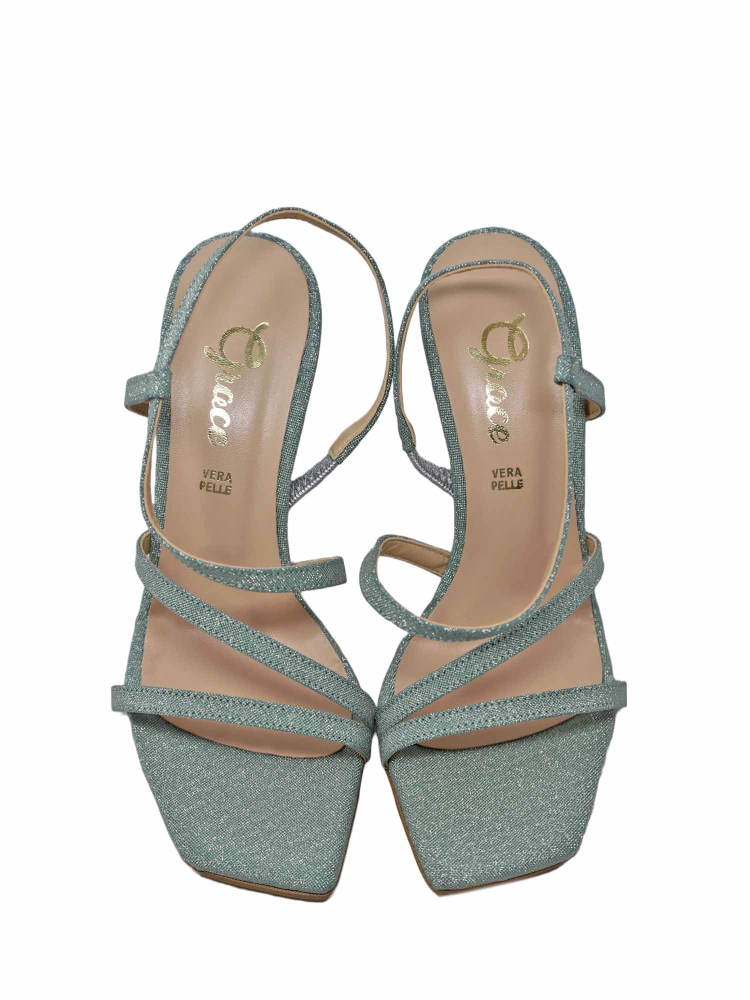 Sandali tacco Verde Grace Shoes
