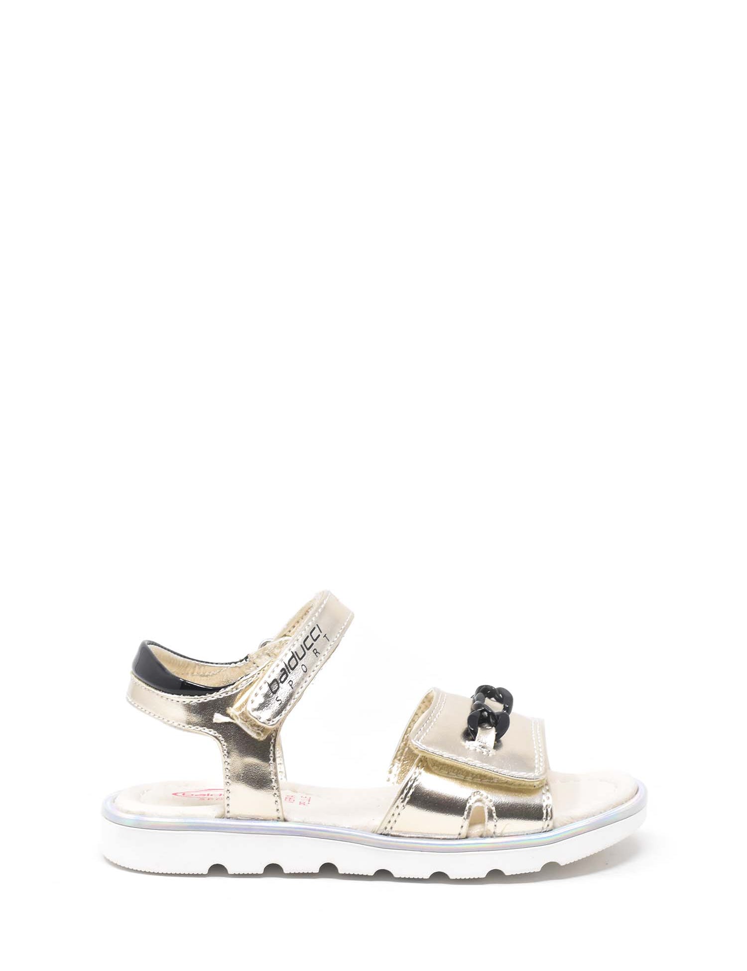 Scarpe con strappi Oro Balducci