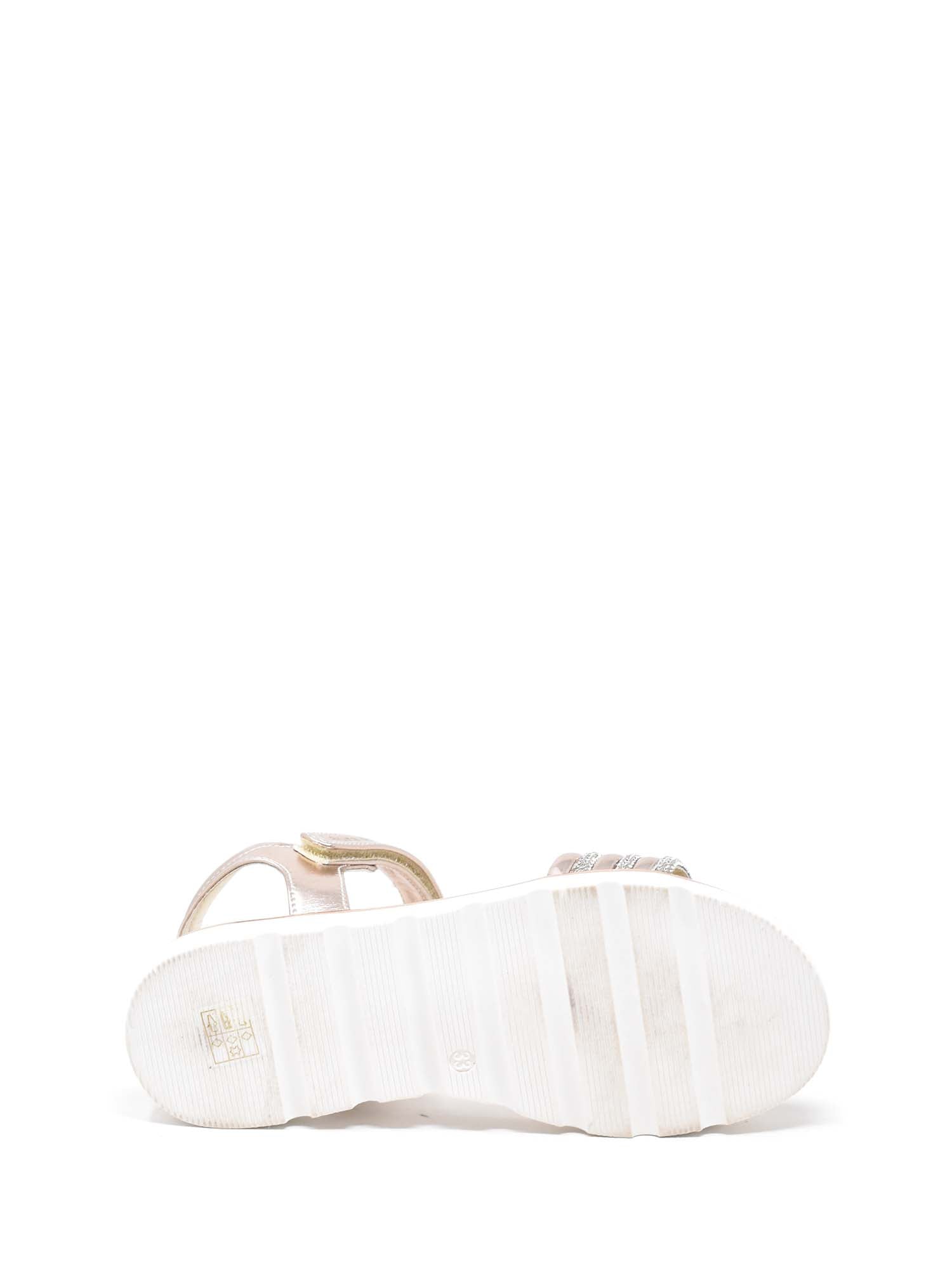 Sandali con strappi Oro Rosa Laura Biagiotti