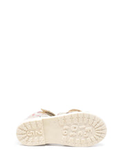 Sandali con strappi Oro Falcotto