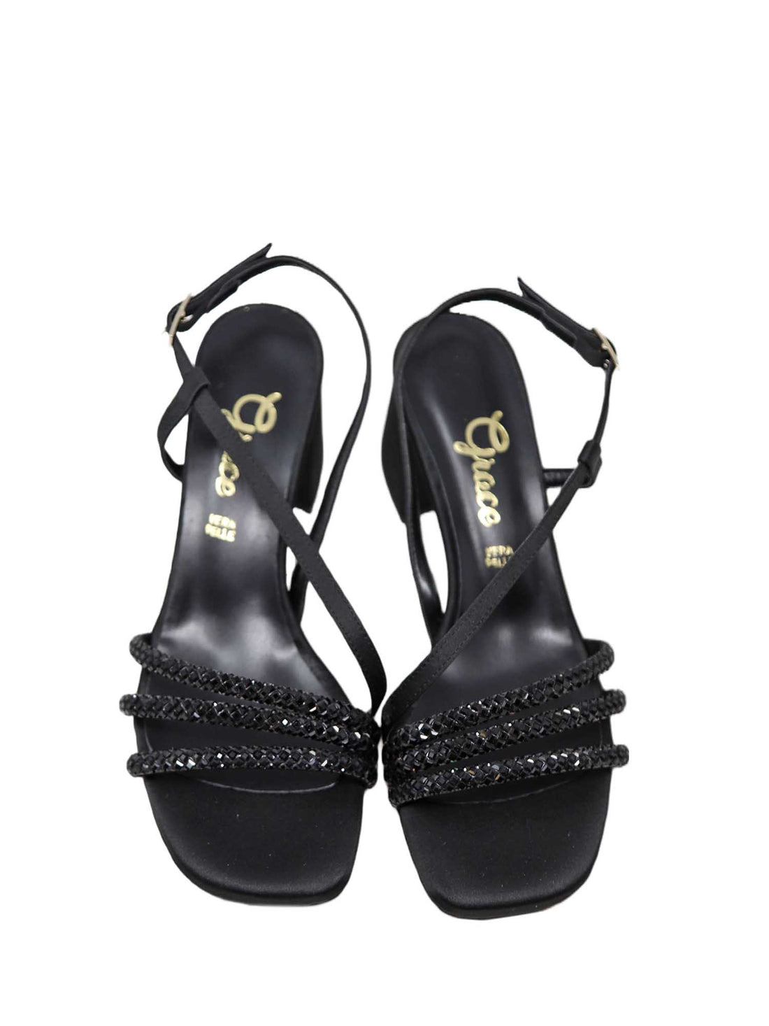 Sandali tacco Nero Grace Shoes