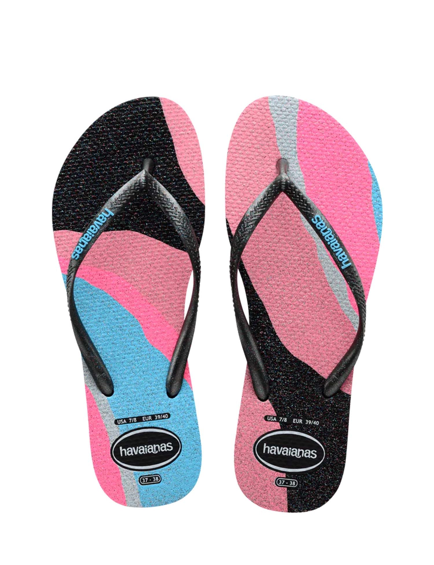 Infradito Nero Rosa Havaianas