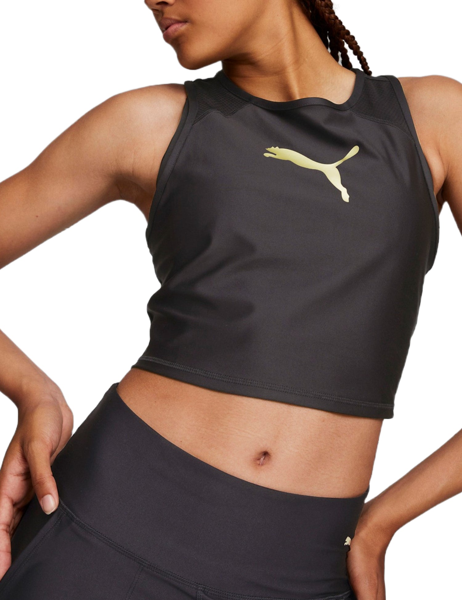 Top e canotte Nero Puma