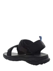 Sandali con strappi Nero Lumberjack