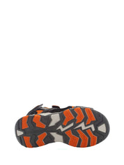 Sandali con strappi Nero Arancione Lumberjack