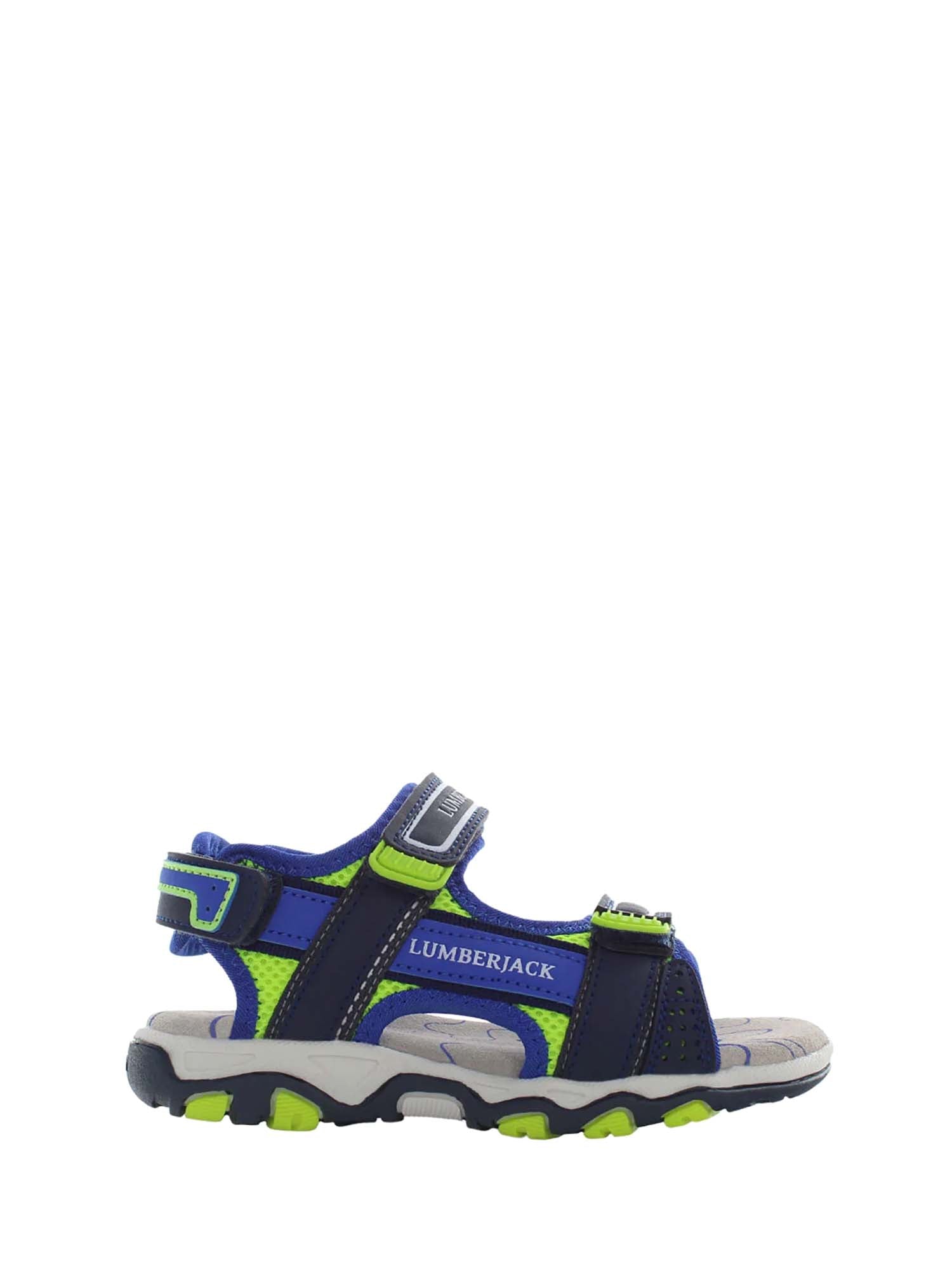 Sandali con strappi Blu Verde Lumberjack