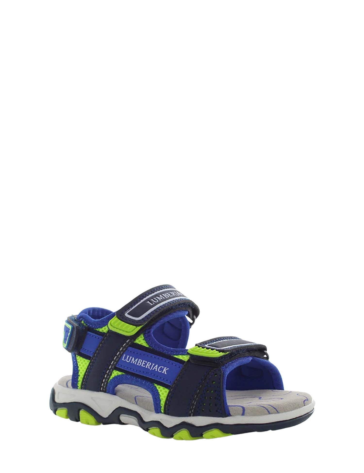 Sandali con strappi Blu Verde Lumberjack