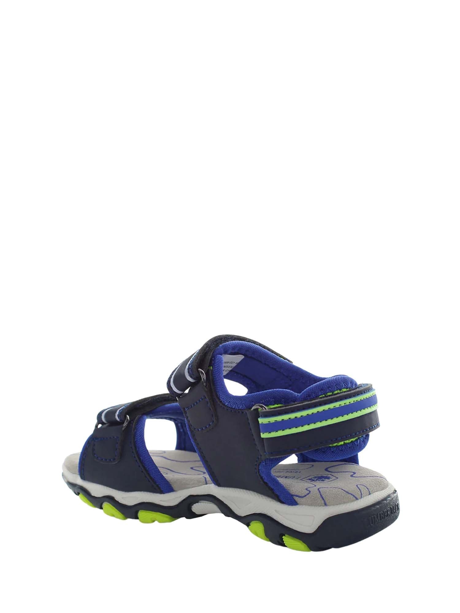 Sandali con strappi Blu Verde Lumberjack