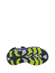 Sandali con strappi Blu Verde Lumberjack