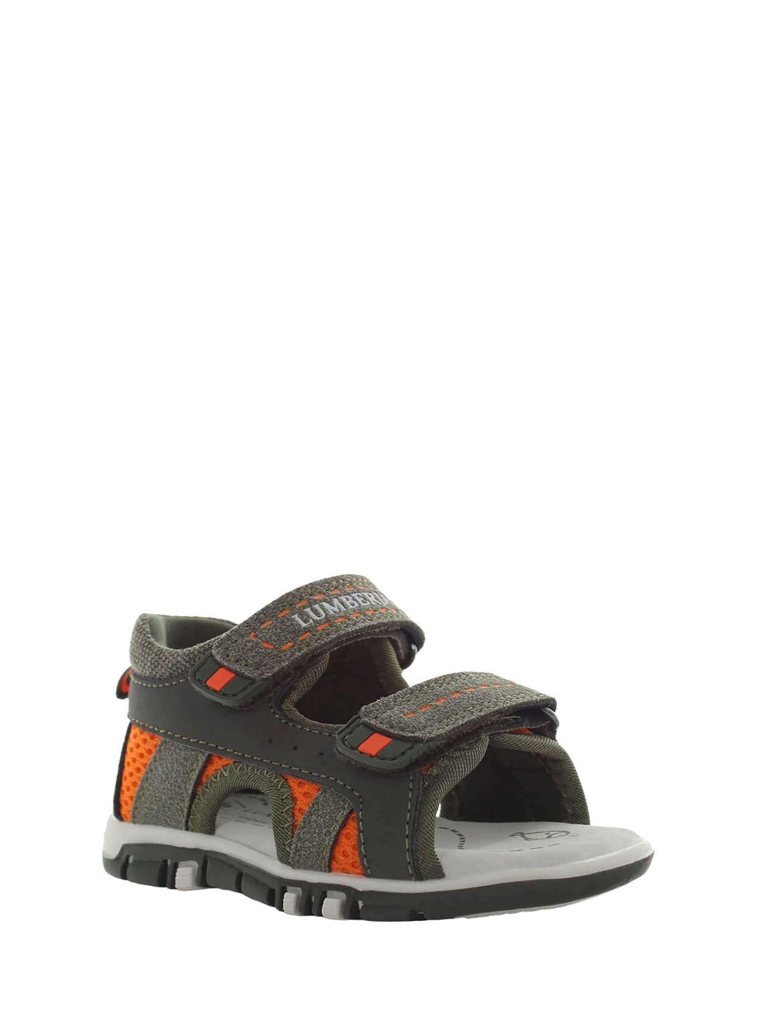 Sandali con strappi Verde Lumberjack