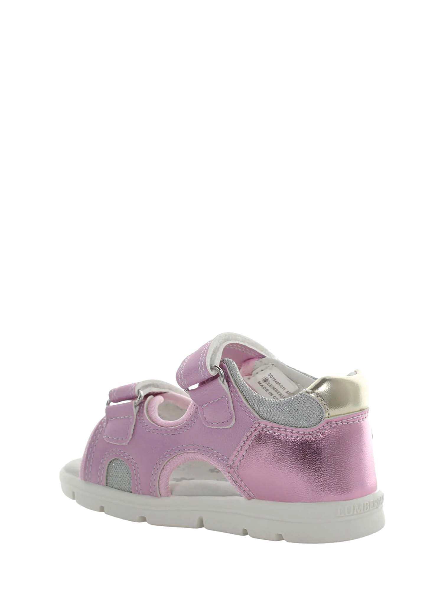 Sandali con strappi Rosa Lumberjack