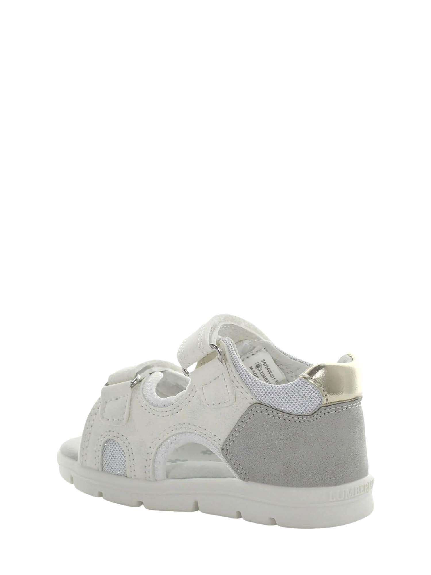 Sandali con strappi Bianco Lumberjack