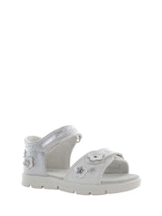 Sandali con strappi Bianco Argento Lumberjack