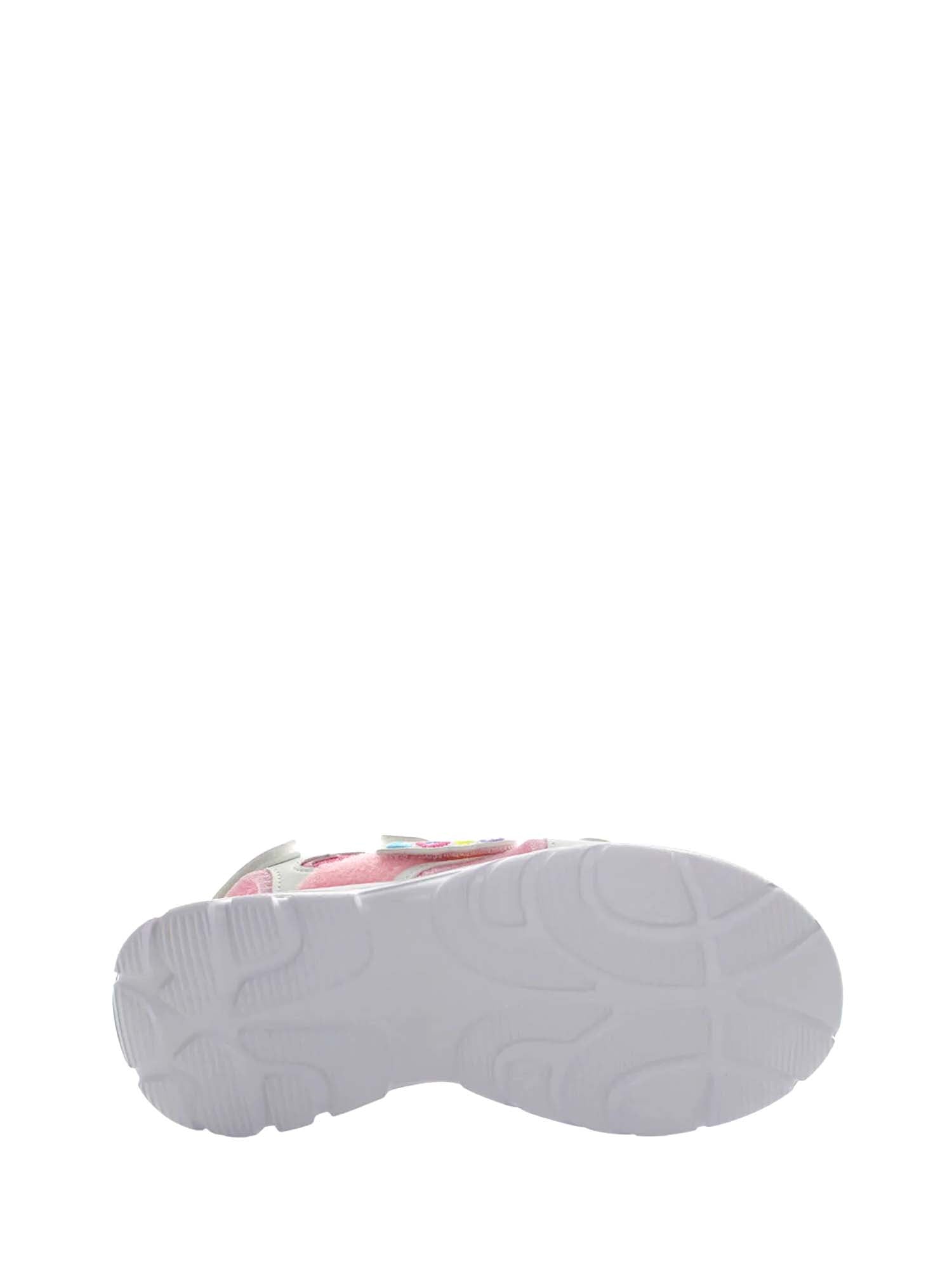 Sandali con strappi Bianco Rosa Lumberjack