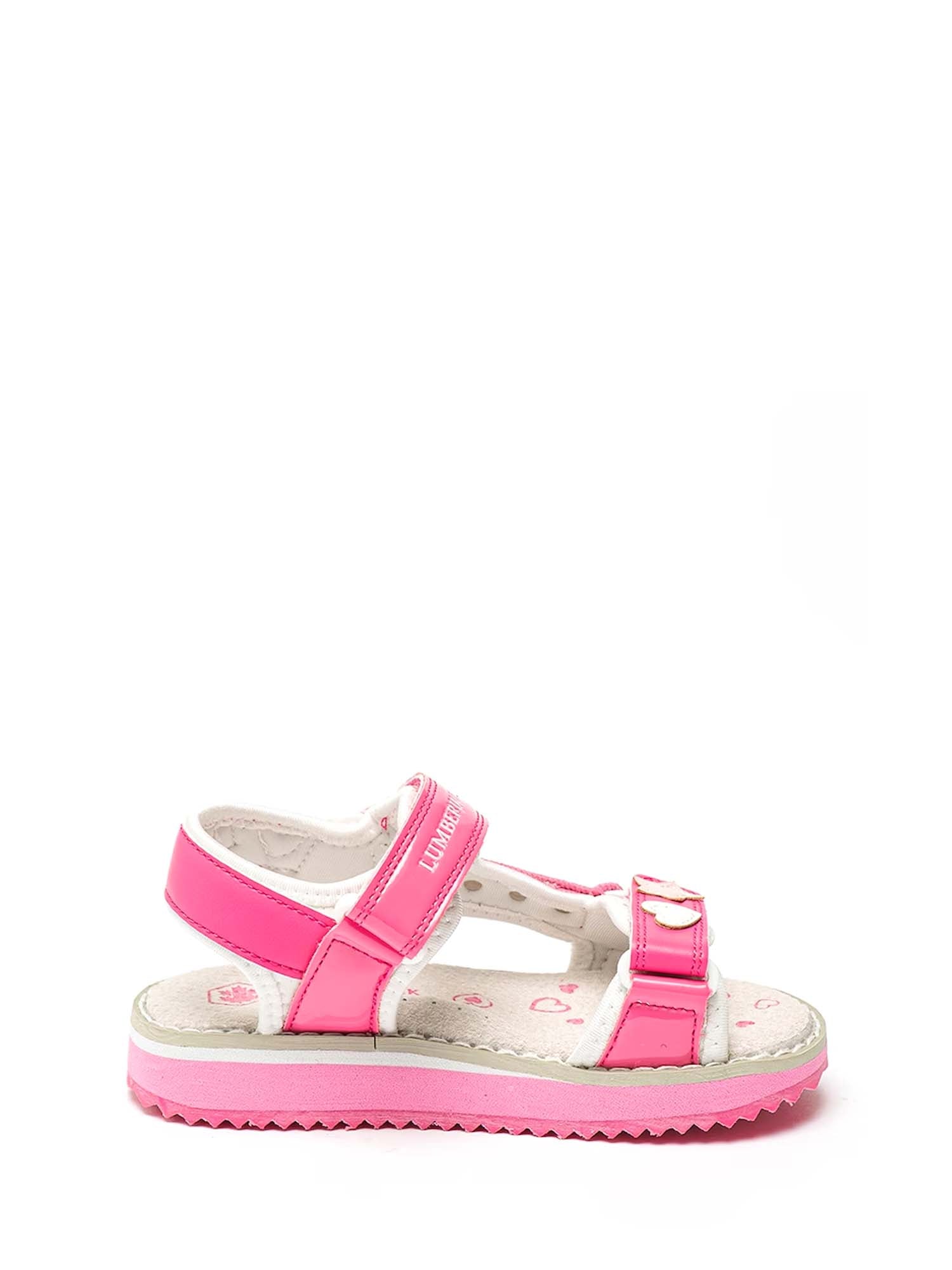 Sandali con strappi Rosa Lumberjack