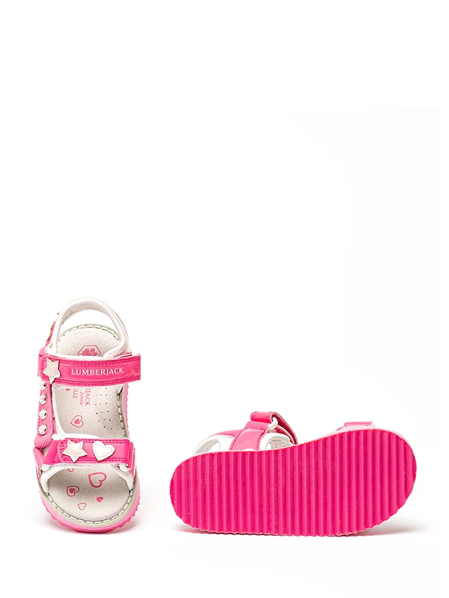 Sandali con strappi Rosa Lumberjack