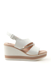 Sandali zeppa Bianco Susimoda