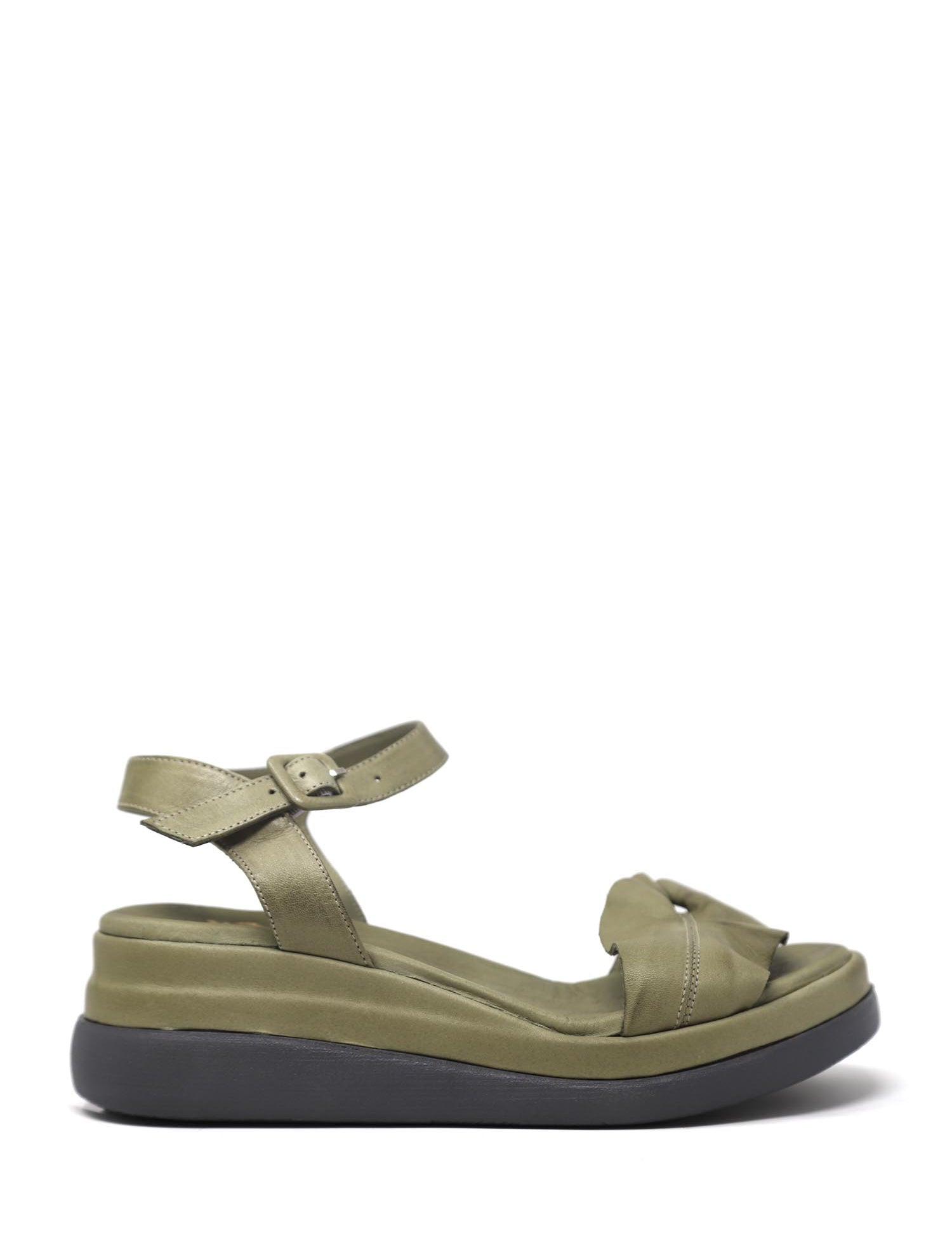 Sandali zeppa Verde Grace Shoes