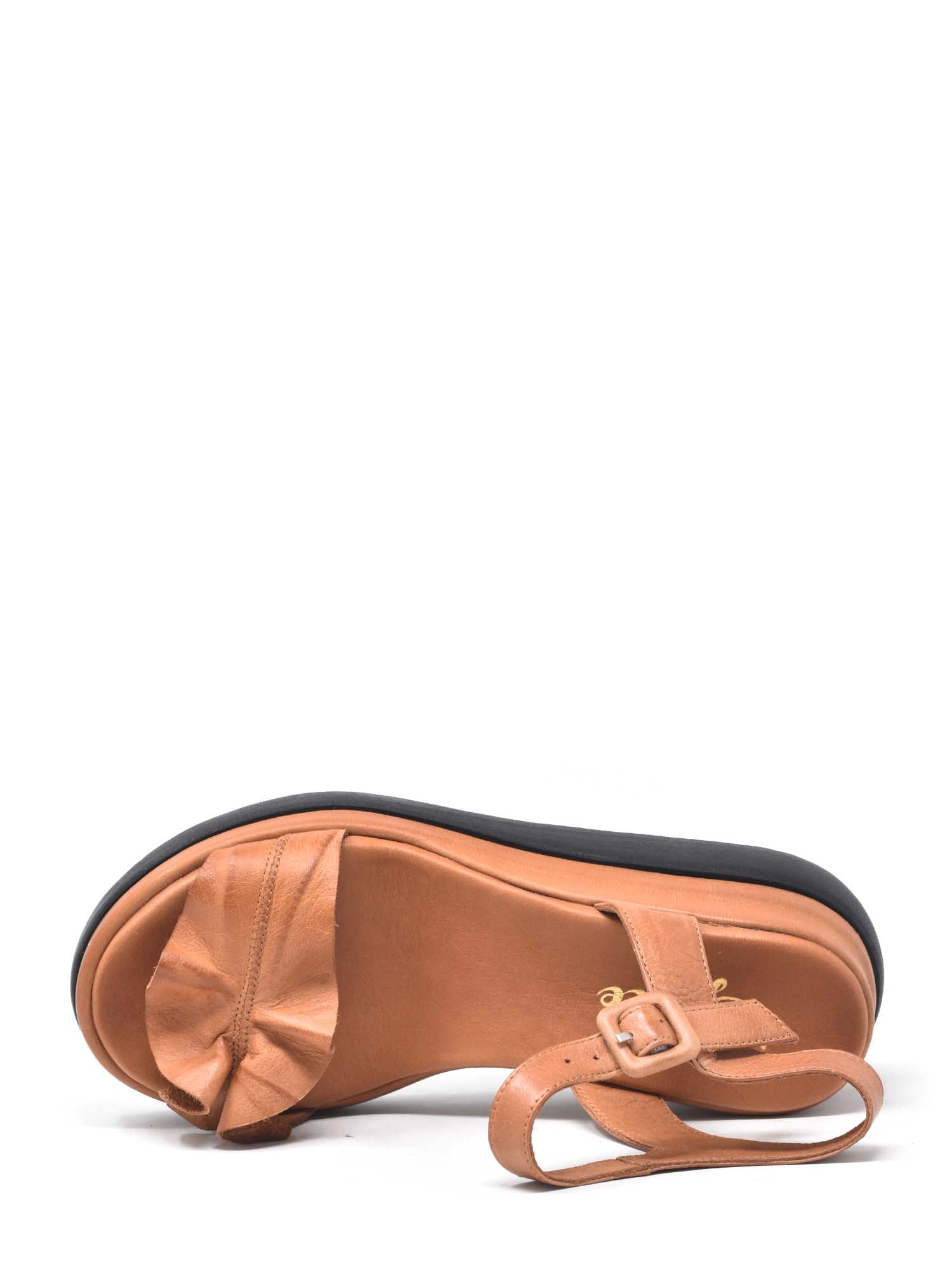 Sandali zeppa Cuoio Grace Shoes