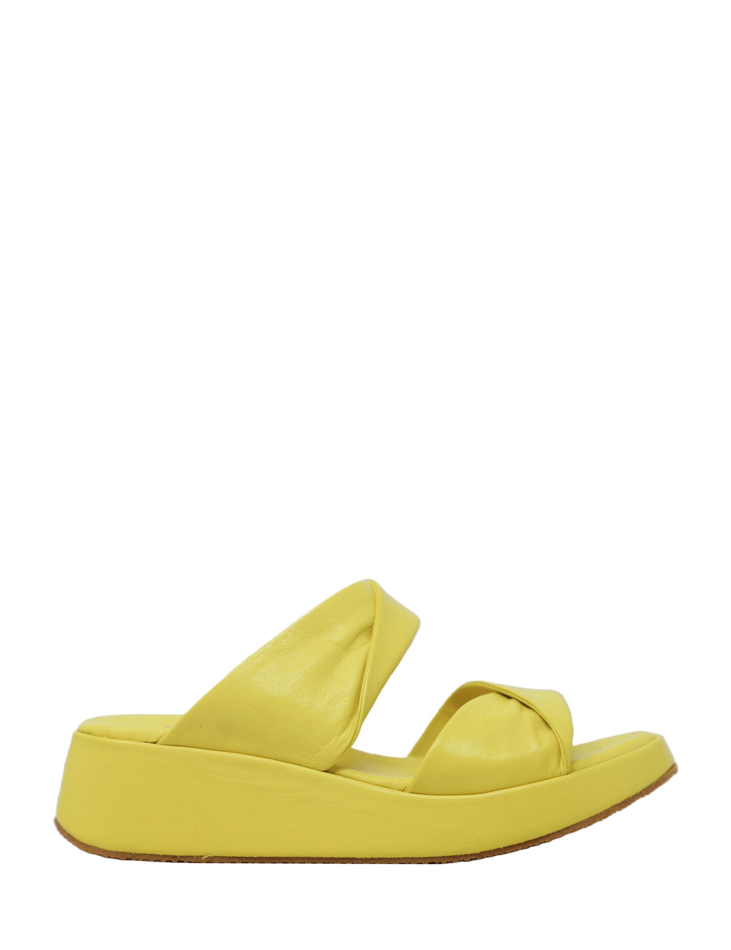 Sandali zeppa Giallo Grace Shoes