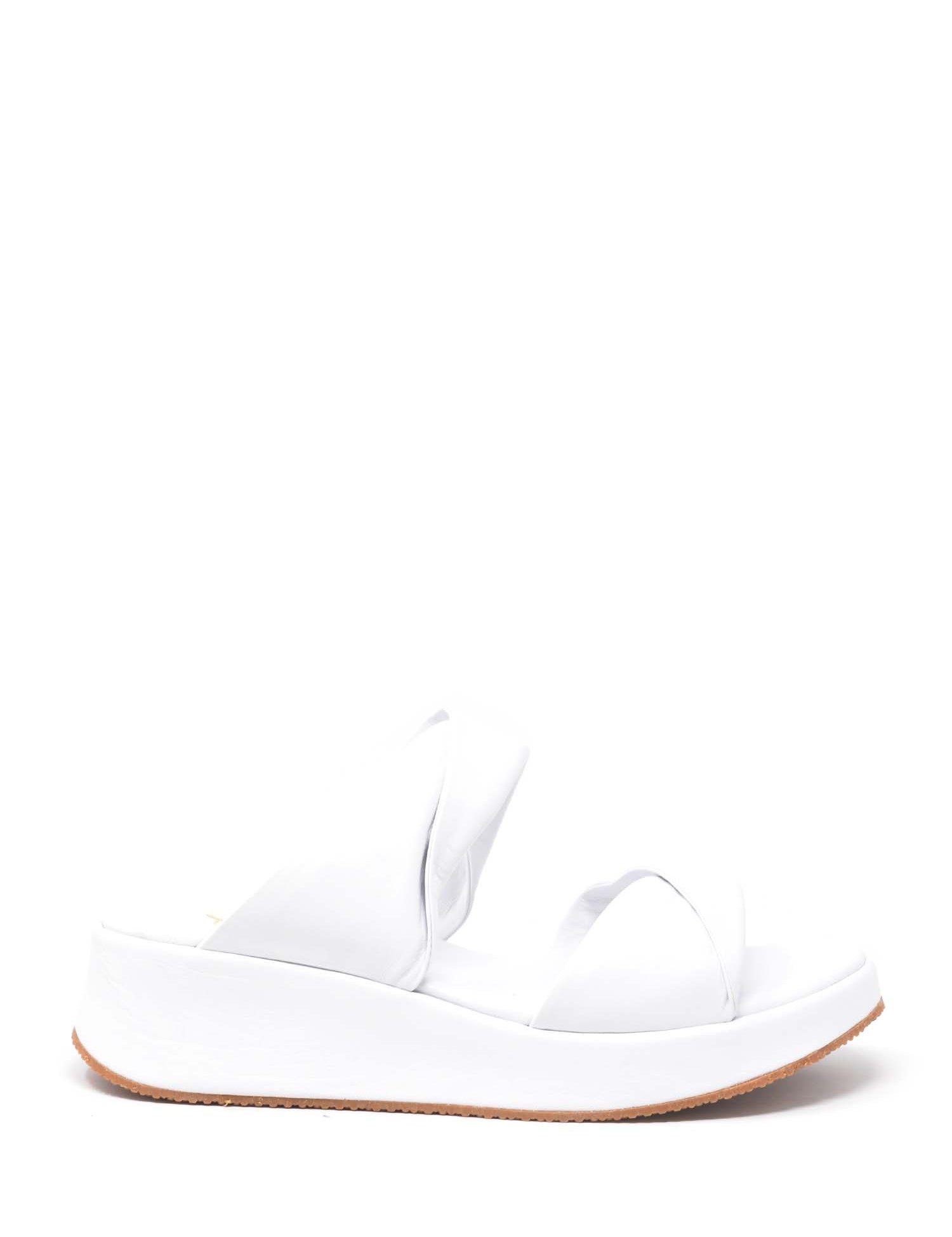 Sandali zeppa Bianco Grace Shoes