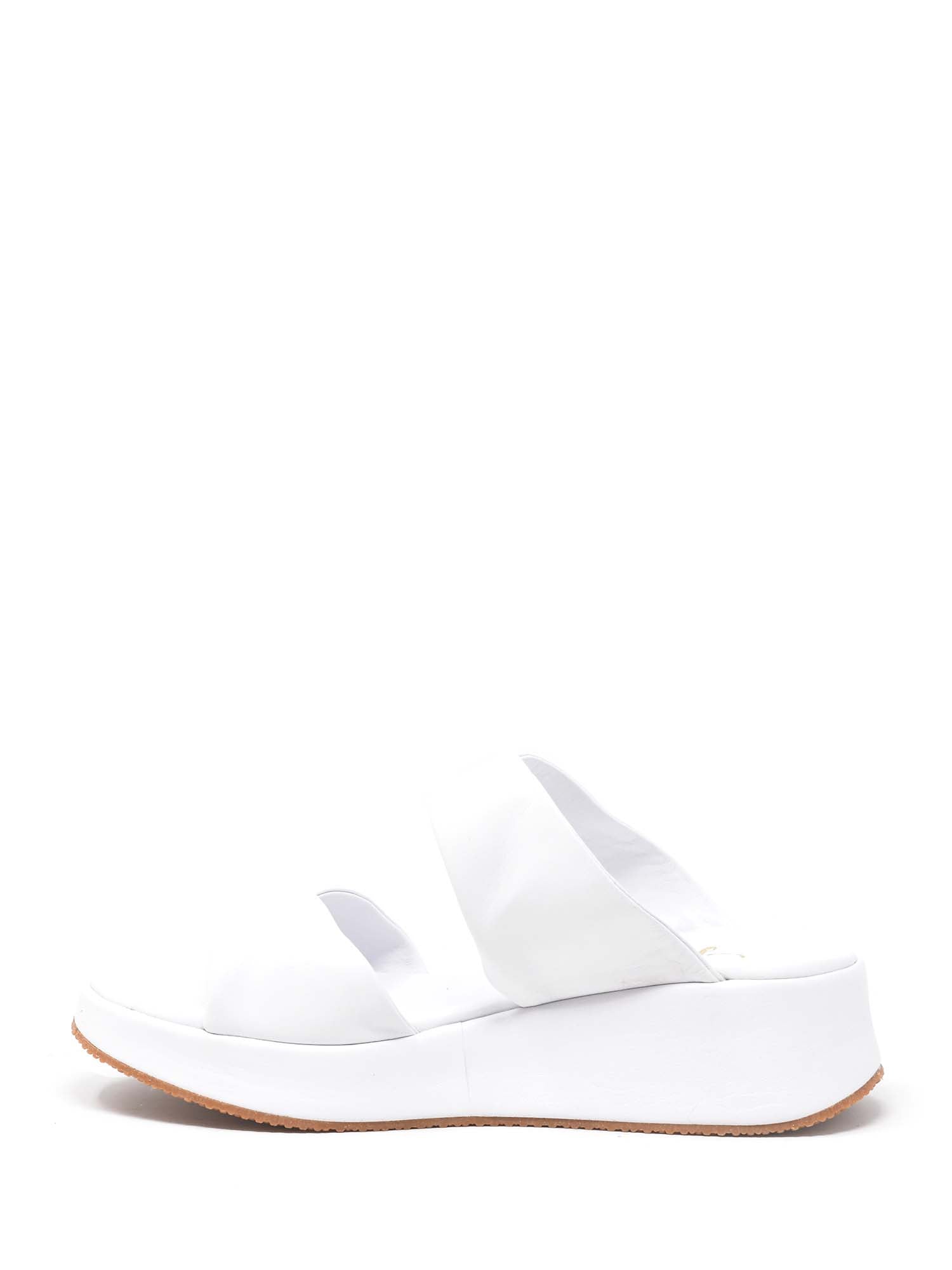 Sandali zeppa Bianco Grace Shoes