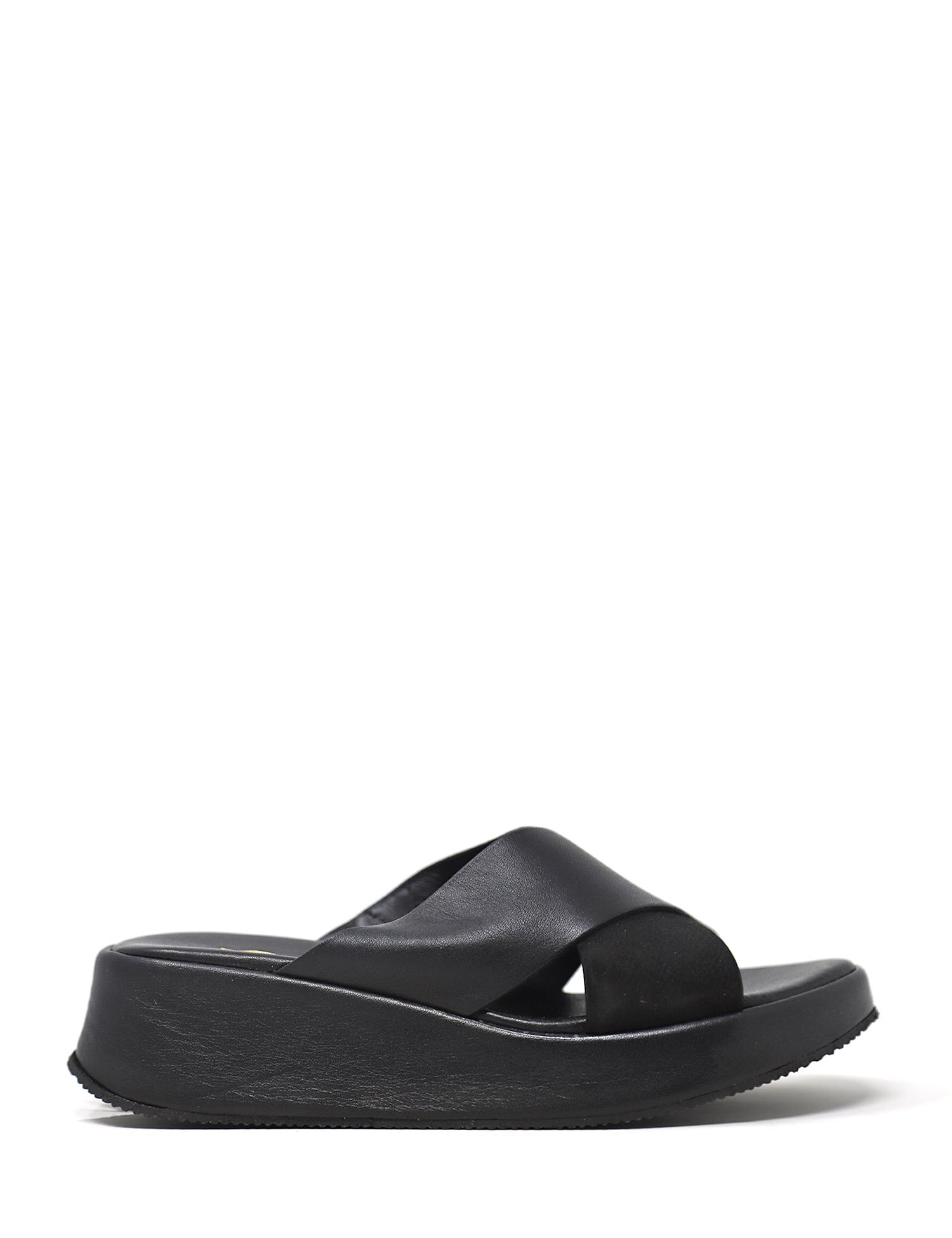 Sandali zeppa Nero Grace Shoes