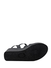 Sandali zeppa Nero Grace Shoes