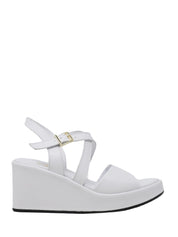 Sandali zeppa Bianco Grace Shoes