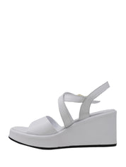 Sandali zeppa Bianco Grace Shoes