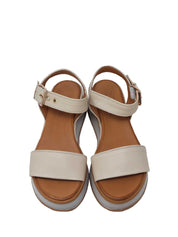 Sandali zeppa Beige Grace Shoes