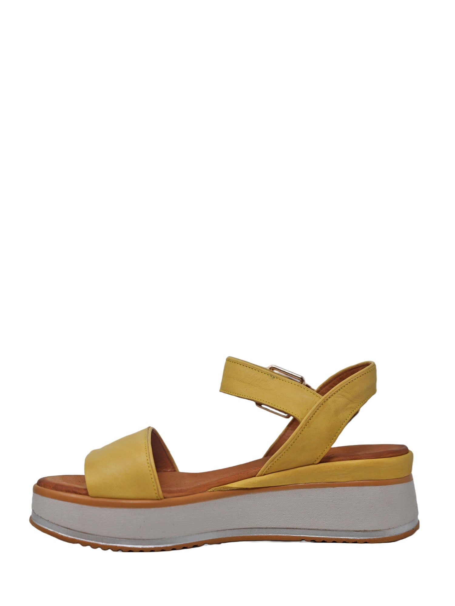 Sandali zeppa Giallo Grace Shoes
