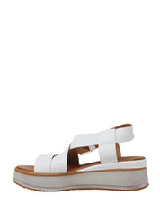 Sandali zeppa Bianco Grace Shoes
