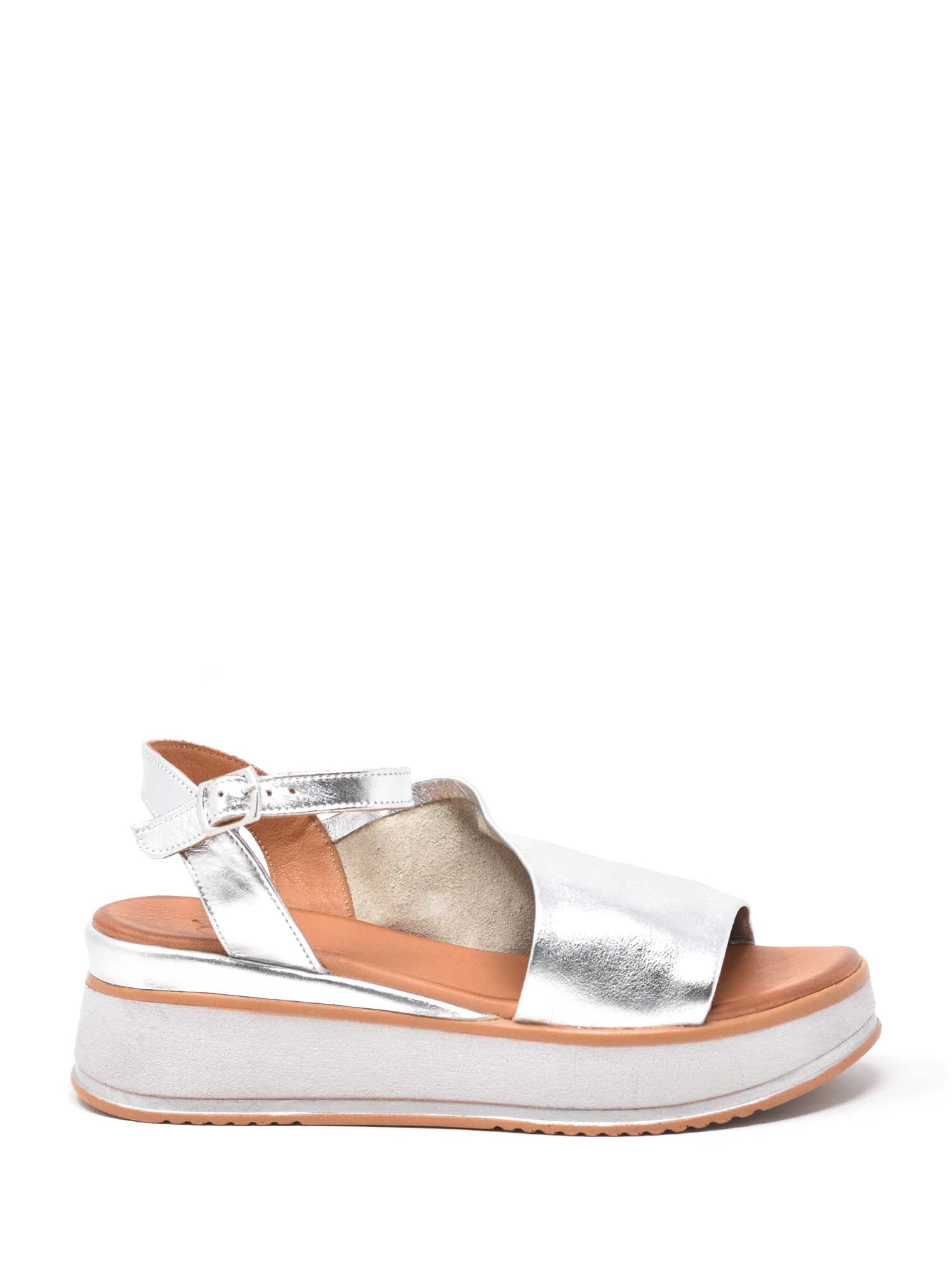 Sandali zeppa Argento Grace Shoes