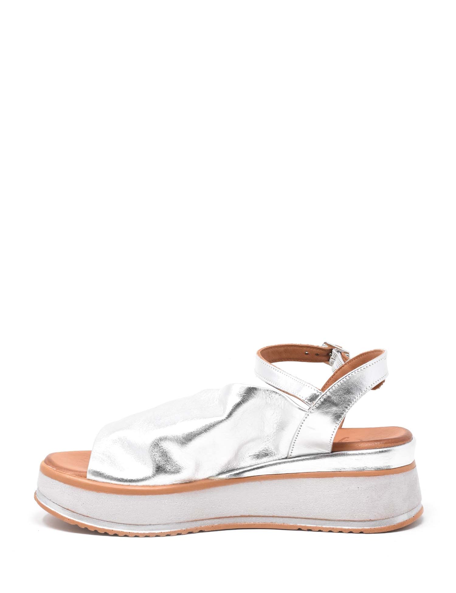 Sandali zeppa Argento Grace Shoes