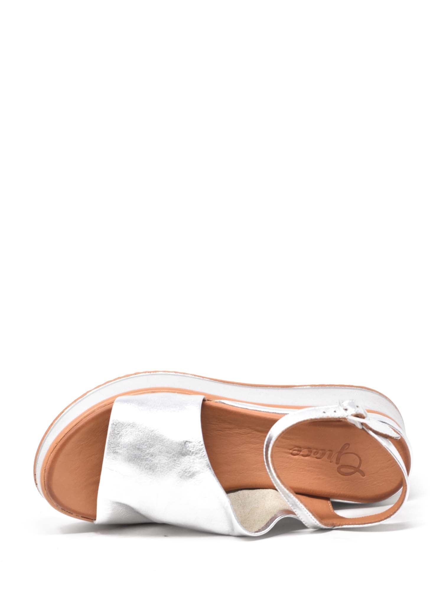 Sandali zeppa Argento Grace Shoes