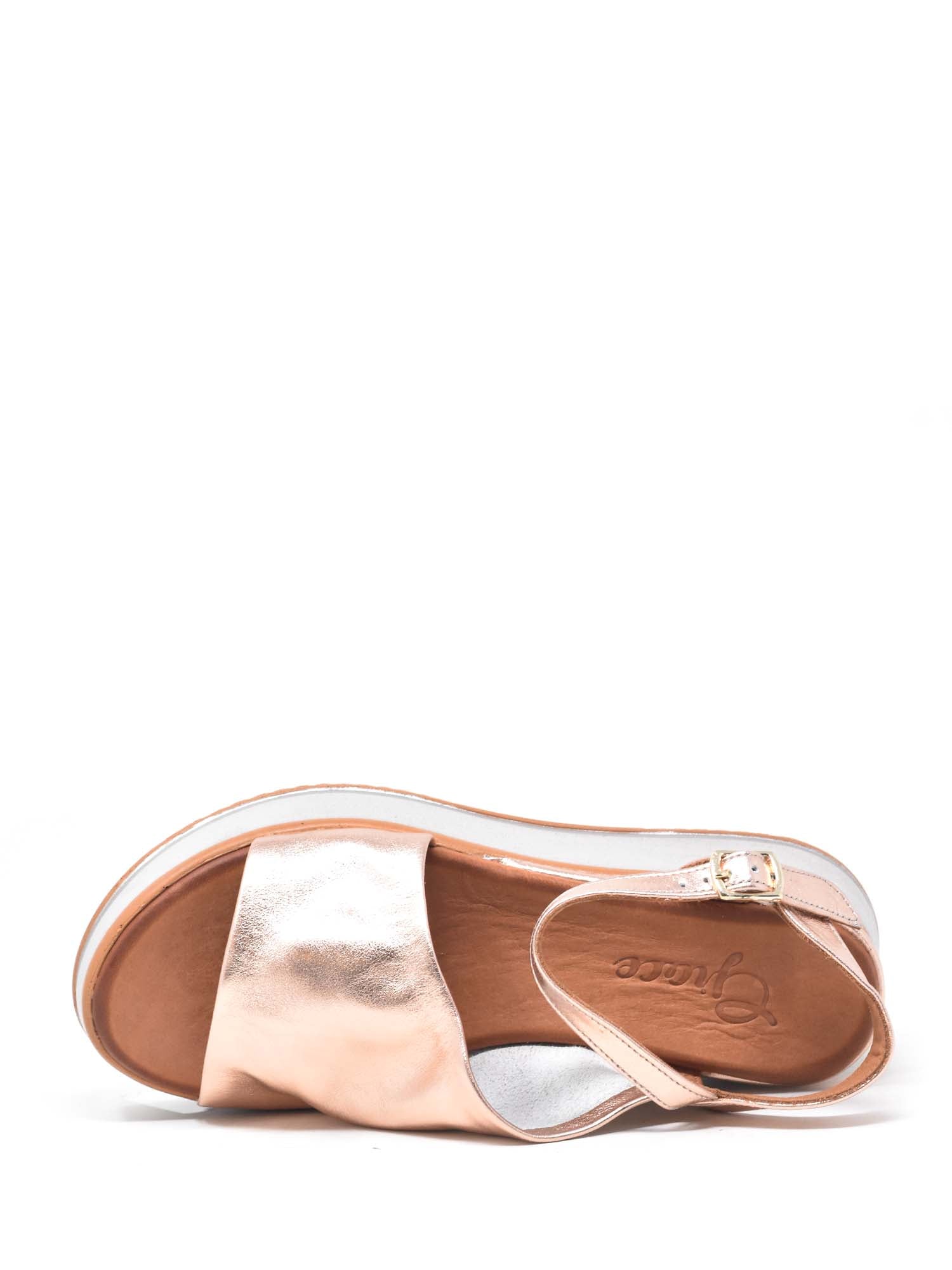 Sandali zeppa Oro Rosa Grace Shoes