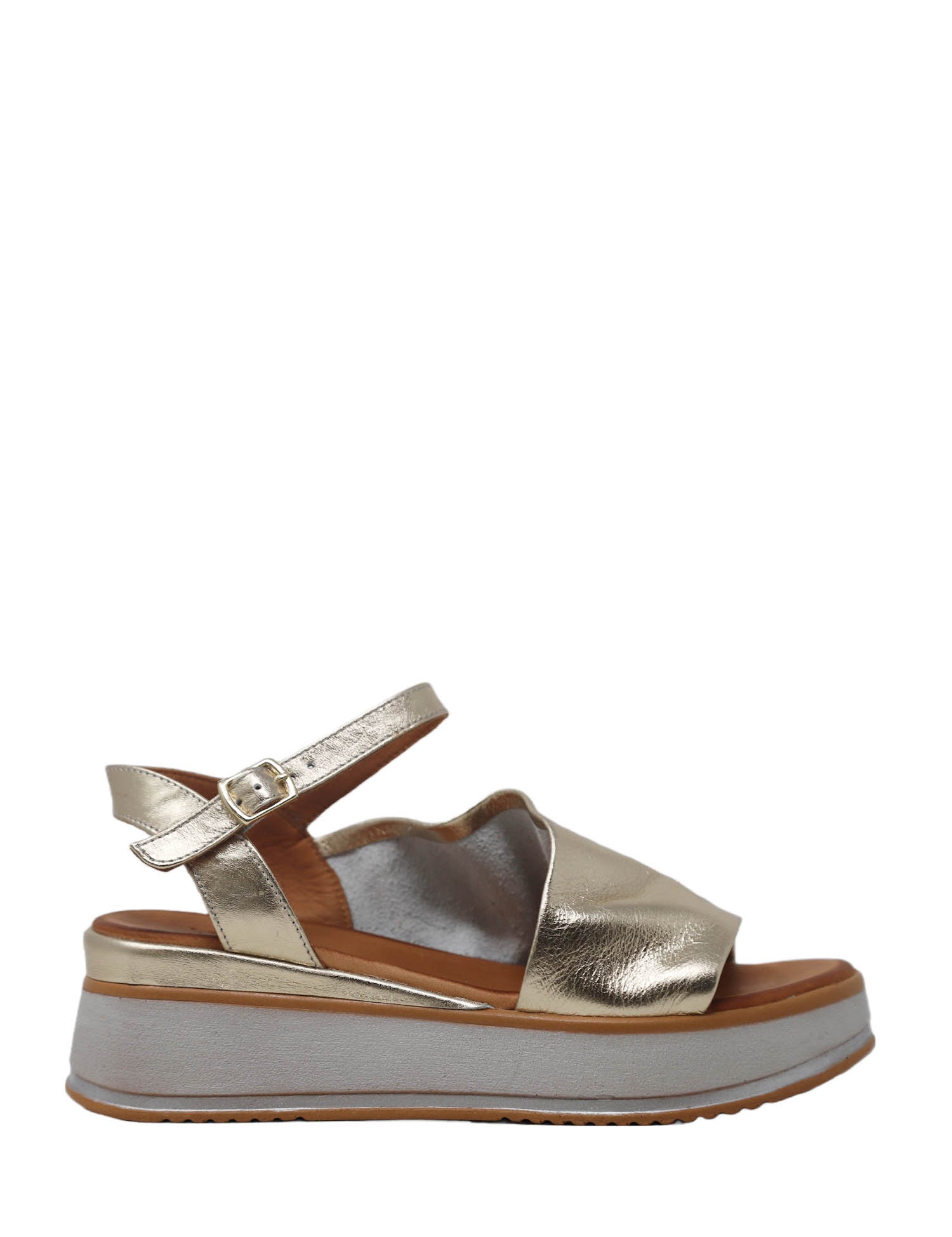 Sandali zeppa Oro Grace Shoes