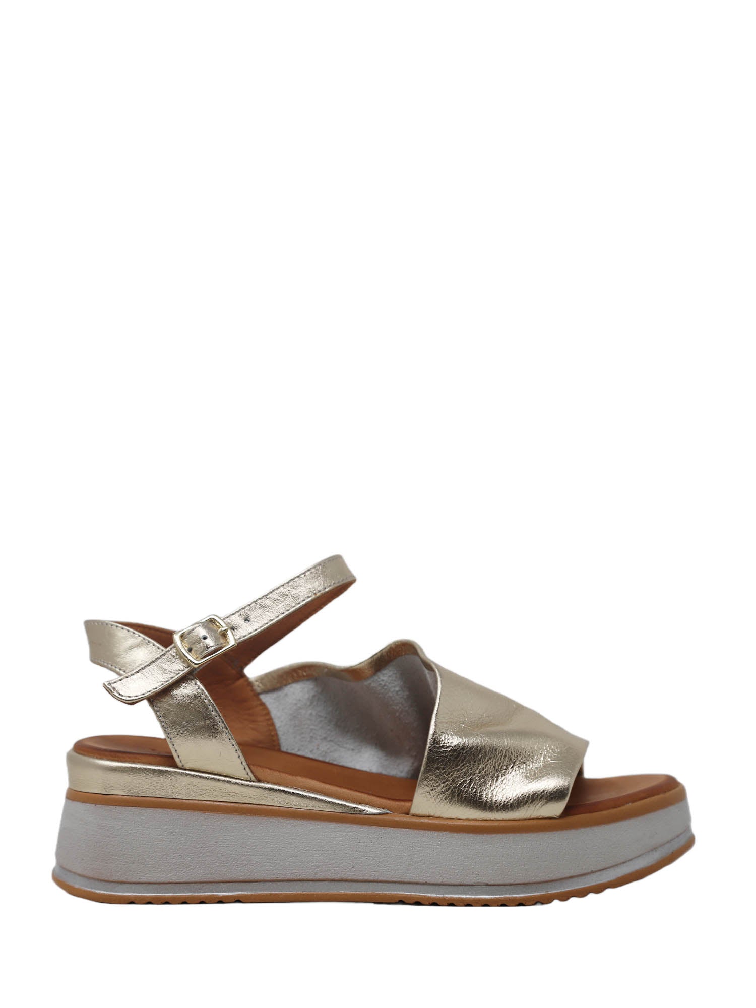 Sandali zeppa Oro Grace Shoes