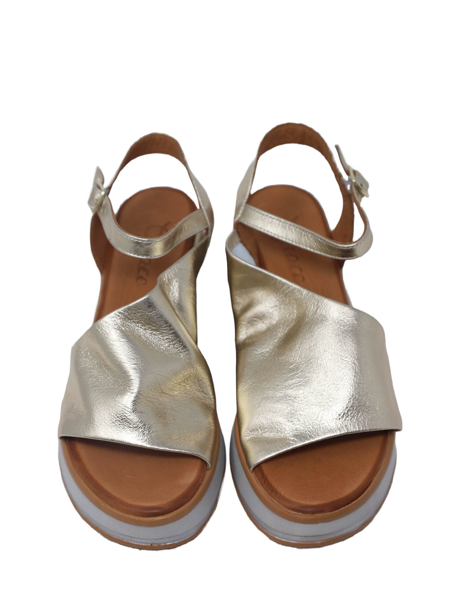 Sandali zeppa Oro Grace Shoes