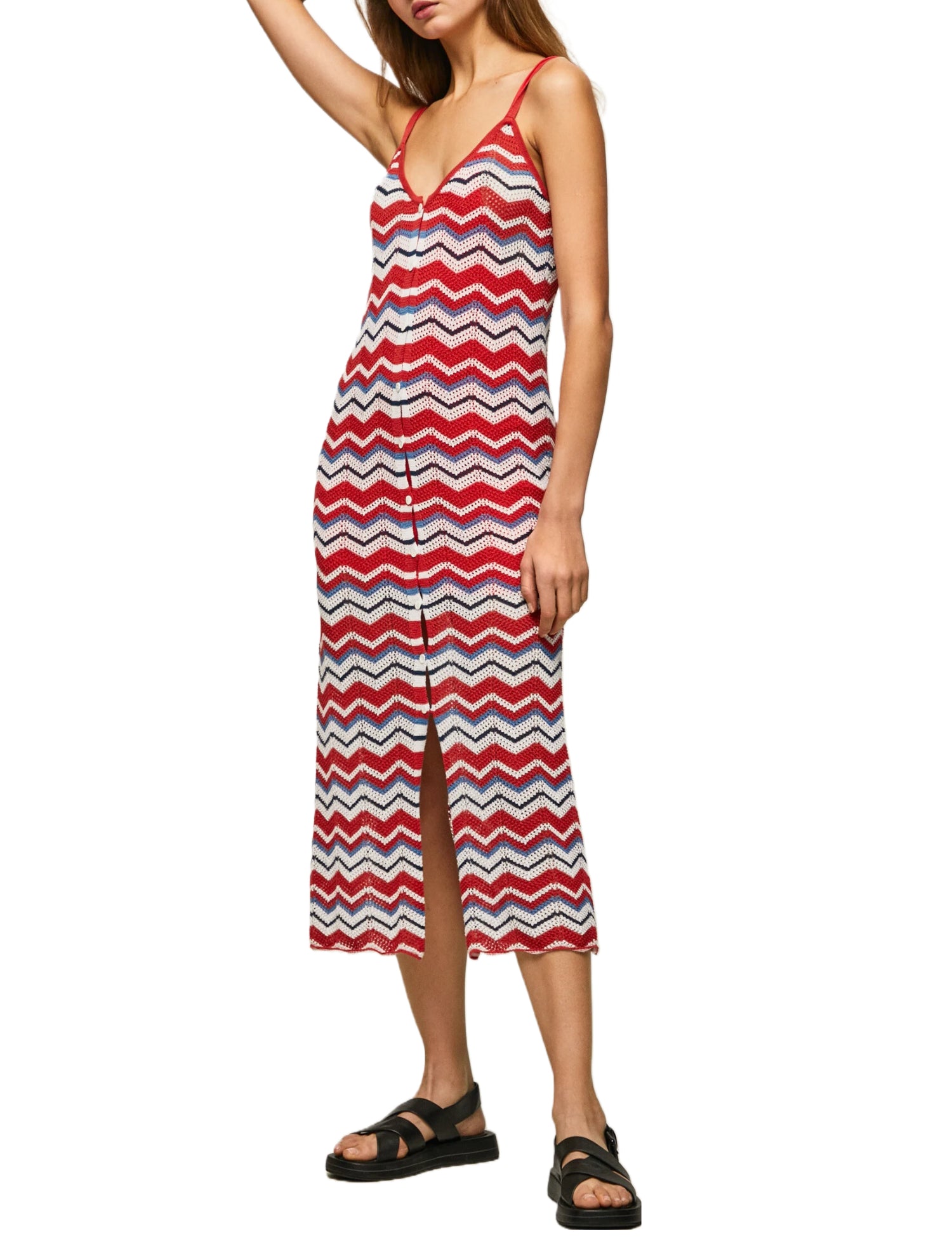 Vestiti Rosso Pepe Jeans