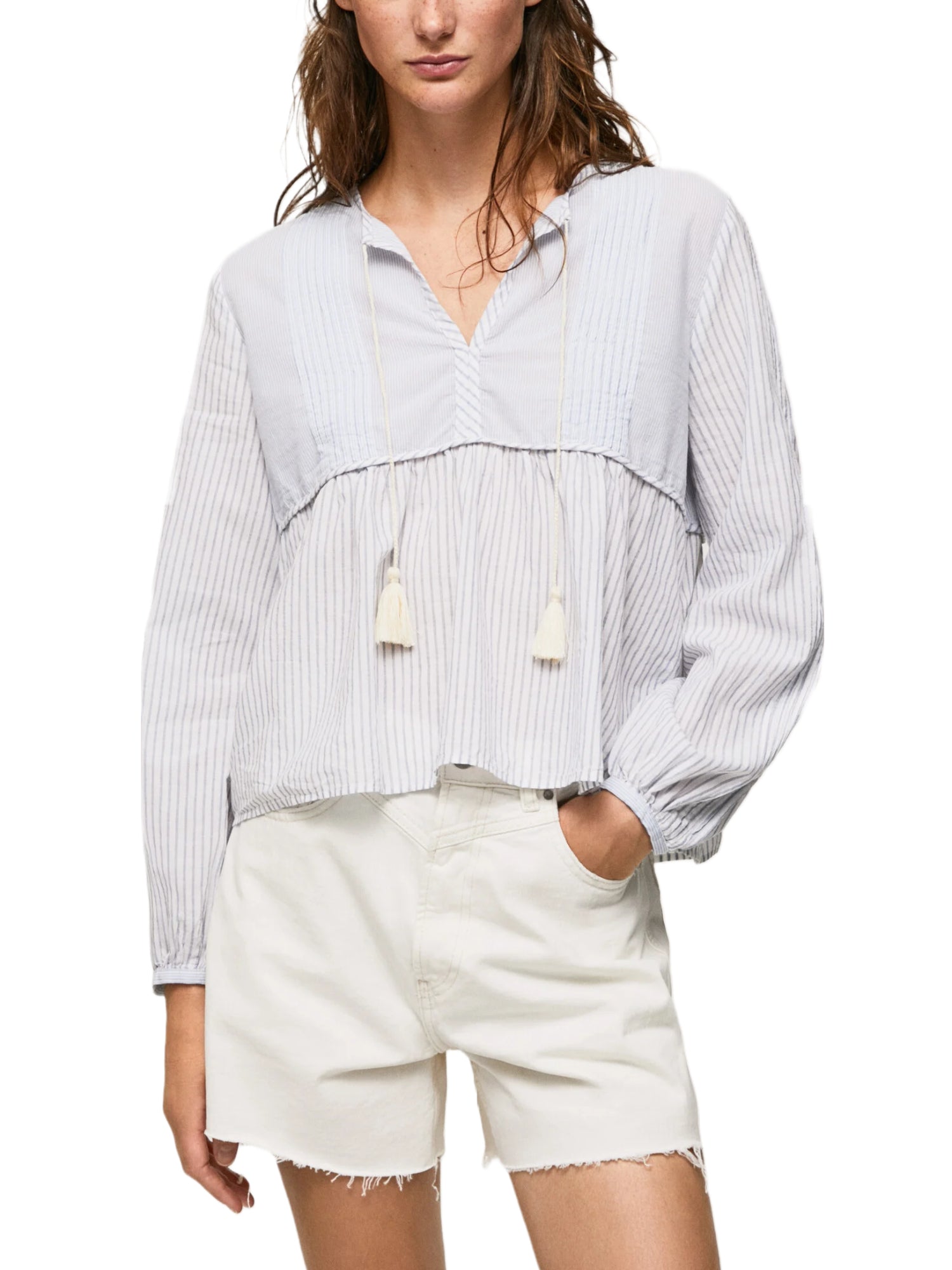 Bluse Blu Pepe Jeans