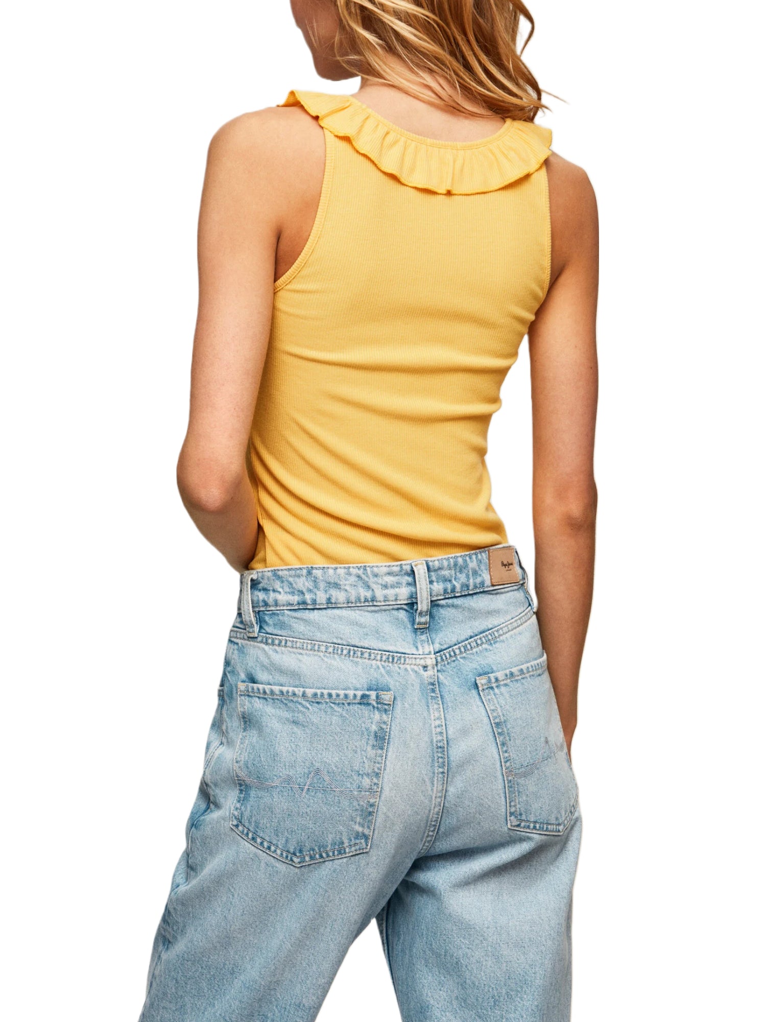 Top e canotte Giallo Pepe Jeans